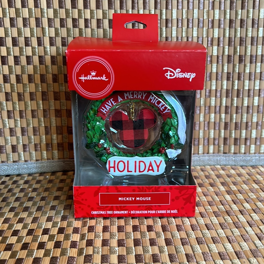 Hallmark Disney “Have A Merry Mickey Holiday” Ornament. NIB